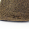 Khaki Fashion Seaside Sun Visor Hat Folding Net Surface Jazz Hat, Size:58cm