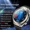 FD02 1.46 inch Color Screen Smart Watch, Support CES Sleep Aid / ECG Detection(Black)