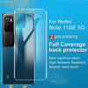 2 PCS imak Curved Full Screen Protector Hydrogel Film Back Protector For Xiaomi Redmi Note 11SE 5G/Redmi Note 10 5G/Redmi Note 10T 5G/Poco M3 Pro 4G/Poco M3 Pro 5G