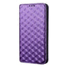 For Samsung Galaxy A13 5G / A04s Cubic Grid Texture Flip Leather Phone Case(Purple)