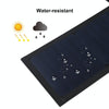 HAWEEL 28W Foldable Umbrella Top Solar Panel Charger with 5V 3A Max Dual USB Ports, Support QC3.0 / FCP / SCP/ AFC / SFCP Protocol(Black)
