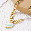 N2210-8 Thick Chain Love Ladies Temperament Necklace Collarbone Chain