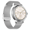 CF96 1.2 inch Waterproof Smart Steel Strap Wristband Support Heart Rate Monitoring / Blood Pressure Monitoring(Silver)
