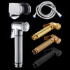 Multifunctional Wome Washers Pressure With Water Stop Woman Wash Nozzle Set, Colour:Chrome