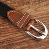 Narrow Version Elastic Canvas Weave Waistband, Length:95 x 2.5cm(C5 Brown)