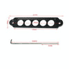 A8681-01 5-hole Car Aluminum Alloy Battery Mounting Bracket(Black)