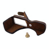 1/4 inch Thread PU Leather Camera Half Case Base for Canon EOS M100 (Coffee)