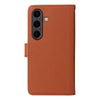 For Samsung Galaxy S25+ 5G BETOPNICE BN-005 2 in 1 Detachable Imitate Genuine Leather Phone Case(Brown)