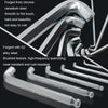 7pcs/set HSD HSS-7 Long Version Short-Side Ball-End Hexagon Wrench Set Tools