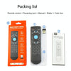 G21 2.4GHz Fly Air Mouse LED Backlight Wireless Keyboard Remote Control with Gyroscope for Android TV Box / PC, Support Intelligent Voice (Orange)