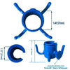 Outdoor Beach Umbrella Hook Nail Four Legs Hooks Garden Umbrella Plastic Four Prongs Hanger(White)