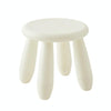 Colorful Children Stool Chair Baby Stool Plastic Kindergarten Stool(White)