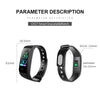 CK17S 0.96 inches IPS Screen Smart Bracelet IP67 Waterproof, Support Call Reminder / Heart Rate Monitoring / Blood Pressure Monitoring / Sleep Monitoring (Blue)