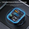 WEKOME WP-C52 Pop Digital Series MP3 Wireless Fast Charging Car Charger(Black)