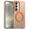 For Samsung Galaxy S25+ 5G IMAK Candy Series Shockproof MagSafe Phone Case(Orange)
