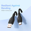 Baseus Pudding Series 100W USB to Type-C Fast Charging Data Cable, Length:2m(Black)