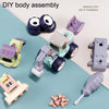 2PCS LXB-418 Removable Assembly Simulation Engineering Vehicle Model(Excavator)