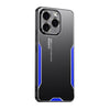 For iPhone 11 Pro Max Blade Series TPU Hybrid Metal Phone Case(Blue)