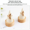 Circular Cone Log Rings Bracelets Jewelry Rack Storage Display Stand, Size: S(Beige)