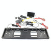 PZ600-L Europe Car License Plate Frame Rear View Camera Visual Rear View Parking System with 2 Reversing Radar Detector