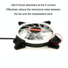 COOLMOON 12cm Dual Aperture Computer Mainframe Chassis Dual Interface Fan(Rainbow)