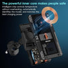 WEKOME WP-U208 15W Mechanical Transparent Wireless Charging Car Holder(Black)