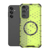 For Samsung Galaxy A16 5G Honeycomb Magnetic Ring Shockproof Phone Case(Green)