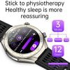 FD02 1.46 inch Color Screen Smart Watch, Support CES Sleep Aid / ECG Detection(Black)
