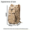 INDEPMAN DL-B002A Fashion Camouflage Style Men Oxford Cloth Backpack Shoulders Bag 25L Outdoors Hiking Camping Travelling Bag 3P Package with Expanded MOLLE & IND Shoulder Pad & Adjustable Shoulder Strap, Size: 43 x 26 x 23 cm