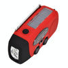 HRD-902 Multifunctional Hand Crank Solar Power LED Flashlight Emergency  Alarm FM Radio