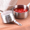 Stainless Steel Sauce Handle Mini Pot Seasoning Tools, Size:S(Silver)