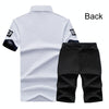 Summer Men T-shirt Half-sleeved Sports Suit, Size: XXXL()