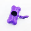 Purple Bone Dog Poop Bag Dispenser & Bags | Eco-Friendly