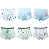 6pcs/set Children High Elastic Cartoon Printed Cotton Boxer Briefs, Size: XL(T-5515 Boys)