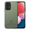 For Samsung Galaxy A13 4G Twill Fabric Leather Skin Back Phone Case(Green)