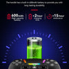 For PS4 Dazzle Color Light Wireless Bluetooth Grip(Black)