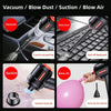 SUITU  ST-6629 3 In 1 5500pa Car Wireless Vacuum Cleaner Blowing Suction And Pumping 3 Modes White -USB Cable