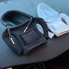 2pcs Car Gear Shift Brake Handle Hoodie Decorative Cover(Black)