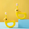 2 PCS RAOYI Cartoon Small Yellow Chicken Soft Hair Toothbrush(Yellow)
