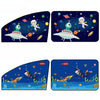 Automobile Sunshade Car Windows Sun Protection And Heat Insulation Magnetic Telescopic Side Curtains(Space Adventure Co-driver)