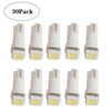30 PCS T5 1LED SMD-5050 Car Modification LED Indicator Light White Light