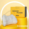 Waist And Back Massager Lumbar Vertebra Car Neck Massage Pillow, Specification: Charging Model Yellow