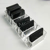 Acrylic Lipstick Shelf Powder Storage Box Transparent Eyeshadow Makeup Shelf Makeup Box(Transparent)