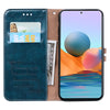 For Xiaomi Redmi Note 10 Pro Business Style Oil Wax Texture Horizontal Flip Leather Case with Holder & Card Slots & Wallet(Blue)