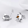 Koala Sterling Silver Ladies Gemstone Earrings