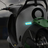 2 PCS D12V Motorcycle LED Waterproof Dynamic Blinker Side Lights Flowing Water Turn Signal Light with Handle (Red Light)