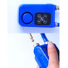 Bicycle Password Alarm IP44 Waterproof Burglar Vibration Alarm(Blue)