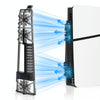JYS-P5175 For PS5 Slim Host Optical Drive / Digital Version Universal With RGB Colorful Light Cooling Fan