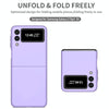 For Samsung Galaxy Z Flip3 5G Armor Foldable Phone Case(Purple)