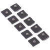 10x iPhone 12 Mini Mic Dust Mesh (Black)
